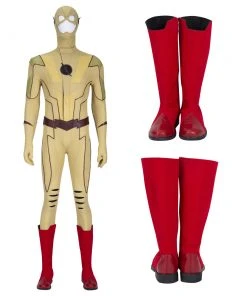 OneHeroSuits Reverse-Flash Cosplay Boots Eobard Thawne Top Level Shoes Costumes