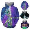 OneHeroSuits Rick And Morty Hoodies Creative 3D Print Pullover Hooded Sweatshirt Rainbow Edition