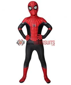 OneHeroSuits Christmas Gifts For Kids Spider-man Costume Far From Home HD Printed Suit Zentai/Jumpsuit