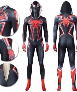 OneHeroSuits Zentai/Jumpsuit Spider-man Miles Morales 2099 Cosplay Costume Miles Morales PS5 Bodysuit