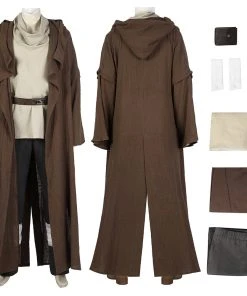 OneHeroSuits Star Wars Obi Wan Cosplay Costumes Kenobi Jedi Suits
