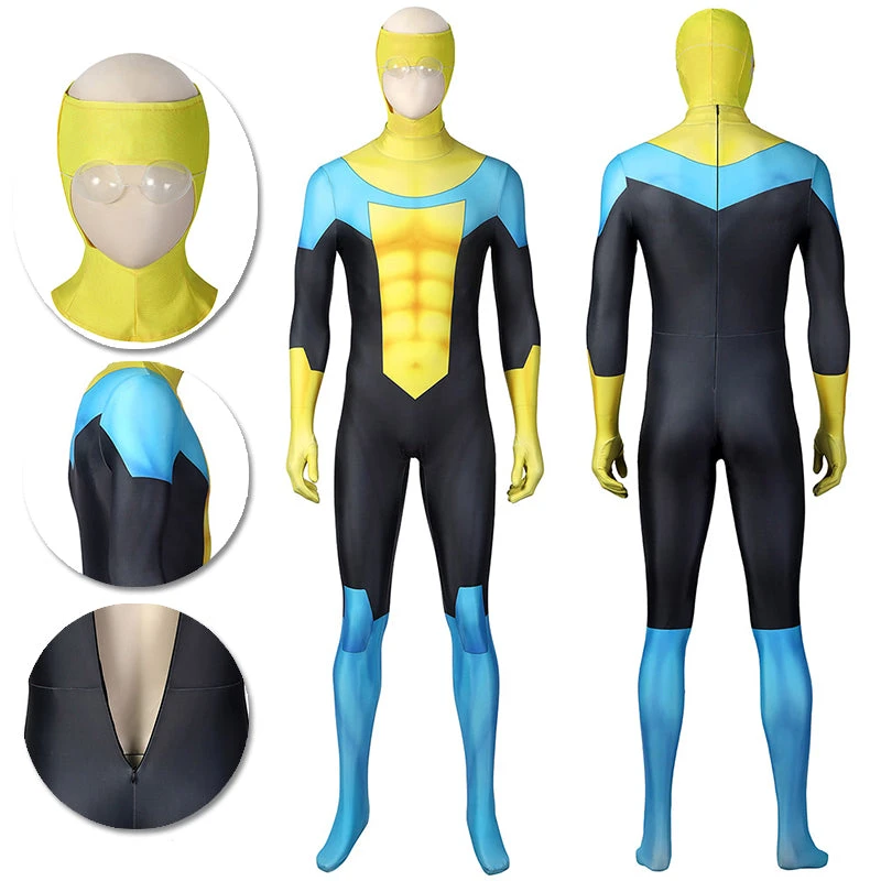 1herosuits Costumes The Invincible Cosplay Costume Mark Grayson Spandex Suit 1 1herosuits Costumes The Invincible Cosplay Costume Mark Grayson Spandex Suit