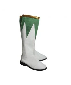 1herosuits Costumes Tommy Oliver Cosplay Boots Green Ranger Spandex Cosplay Shoes