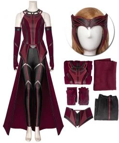 OneHeroSuits Costumes Wandavision Scarlet Witch Outfits Halloween Carnival Suit Cosplay Costume