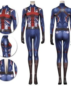 OneHeroSuits Costumes What If Peggy Carter Cosplay Costume Captain Carter Spandex Suit