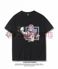OneHeroSuits Demon Slayer Creative Print Anime Akaza T-shirt