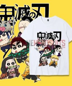OneHeroSuits Demon Slayer Creative Print Anime T-shirt Five Colors Available