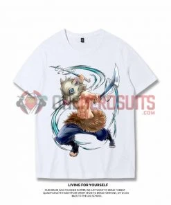 OneHeroSuits Demon Slayer Creative Print Anime Inosuke T-shirt Four Characters Available
