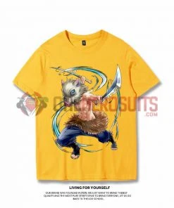 OneHeroSuits Demon Slayer Creative Print Anime Inosuke T-shirt Four Characters Available