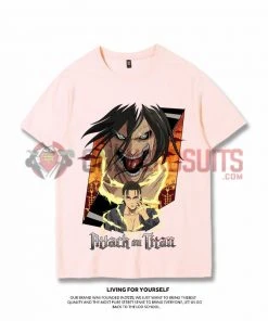 OneHeroSuits Attack On Titan Creative Print Anime T-shirt Eren/Levi