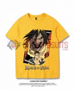 OneHeroSuits Attack On Titan Creative Print Anime T-shirt Eren/Levi