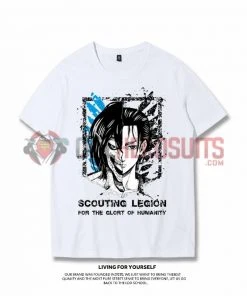 OneHeroSuits Attack On Titan Creative Print Anime T-shirt Eren/Wings Of Liberty
