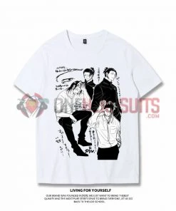 OneHeroSuits Jujutsu Kaisen Creative Print Anime T-shirt Gojo Satoru/Geto Suguru