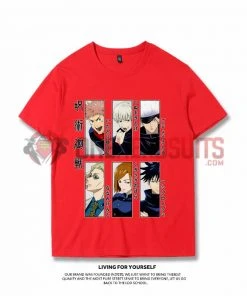 OneHeroSuits Jujutsu Kaisen Creative Print Anime T-shirt Fushiguro Megumi/Itadori Yuji