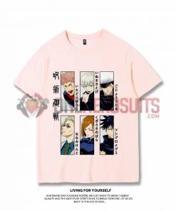 OneHeroSuits Jujutsu Kaisen Creative Print Anime T-shirt Fushiguro Megumi/Itadori Yuji