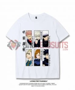 OneHeroSuits Jujutsu Kaisen Creative Print Anime T-shirt Fushiguro Megumi/Itadori Yuji