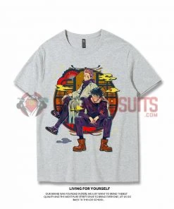 OneHeroSuits Jujutsu Kaisen Creative Print Anime T-shirt Five Colors Available