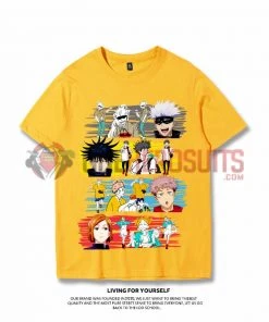 OneHeroSuits Jujutsu Kaisen Creative Print Anime T-shirt Kugisaki Nobara/Itadori Yuji