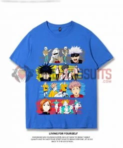 OneHeroSuits Jujutsu Kaisen Creative Print Anime T-shirt Kugisaki Nobara/Itadori Yuji
