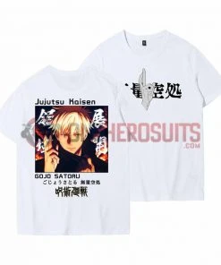 OneHeroSuits Jujutsu Kaisen Creative Print Anime Gojo Satoru Domain Expansion T-shirt