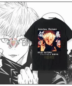 OneHeroSuits Jujutsu Kaisen Creative Print Anime Gojo Satoru Domain Expansion T-shirt
