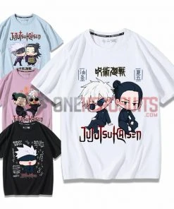OneHeroSuits Jujutsu Kaisen Creative Print Anime Creative T-shirt Geto Suguru/Gojo Satoru