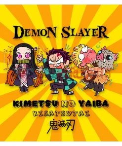 OneHeroSuits Demon Slayer Creative Print Anime T-shirt Two Styles