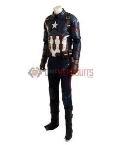 OneHeroSuits Captain America Cosplay Costume Civil War Movie Level Leather Cosplay Suits Costumes