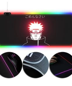 OneHeroSuits Naruto Pain Printed RGB Gaming Mouse Pad Extra Large