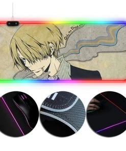 OneHeroSuits One Piece Sanji Smoking RGB Gaming Mouse Pad Extra Large