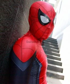 OneHeroSuits Spider Man Spandex Suit Far From Home Black And Red Cosplay Bodysuit Zentai/Jumpsuit
