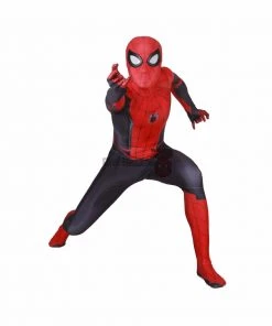 OneHeroSuits Spider Man Spandex Suit Far From Home Black And Red Cosplay Bodysuit Zentai/Jumpsuit
