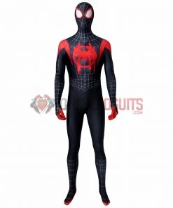 OneHeroSuits Zentai/Jumpsuit Spider-Man Into The Spider-Verse Miles Morales Cosplay Costume HD Printed Jumpsuits
