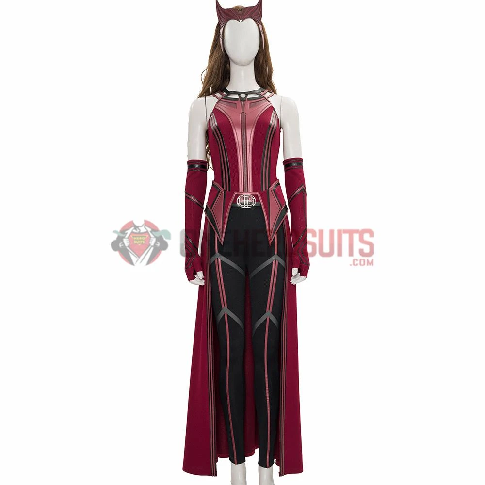 OneHeroSuits Costumes 2021 New Scarlet Witch Cosplay Boots WandaVision Shoes 5 OneHeroSuits Costumes 2021 New Scarlet Witch Cosplay Boots WandaVision Shoes