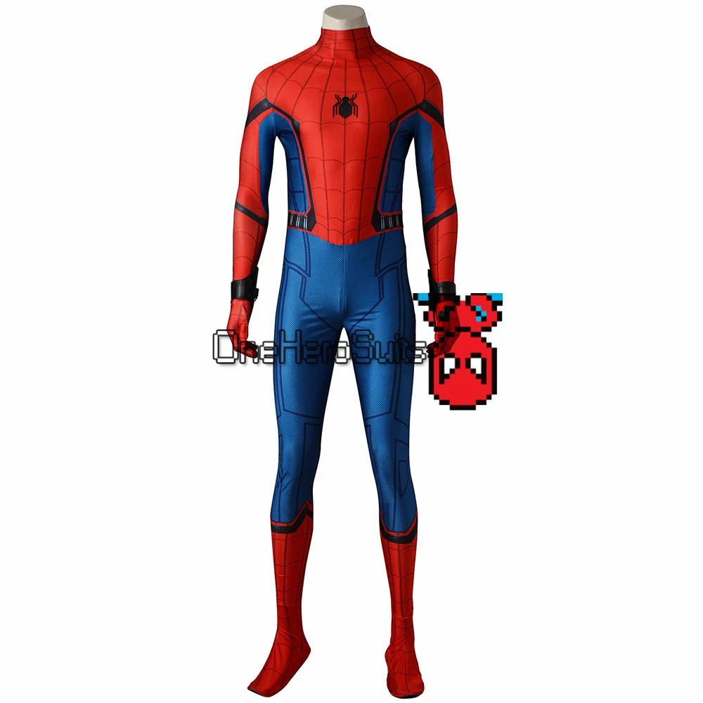 OneHeroSuits Zentai/Jumpsuit Spider-man Homecoming Cosplay Costume Peter Paker Suit 2 OneHeroSuits Zentai/Jumpsuit Spider-man Homecoming Cosplay Costume Peter Paker Suit
