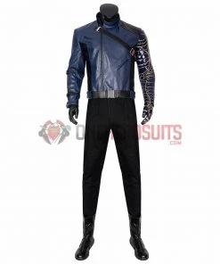 OneHeroSuits The Winter Soldier Cosplay Boots Bucky Barnes Ver.2 Cosplay Shoes
