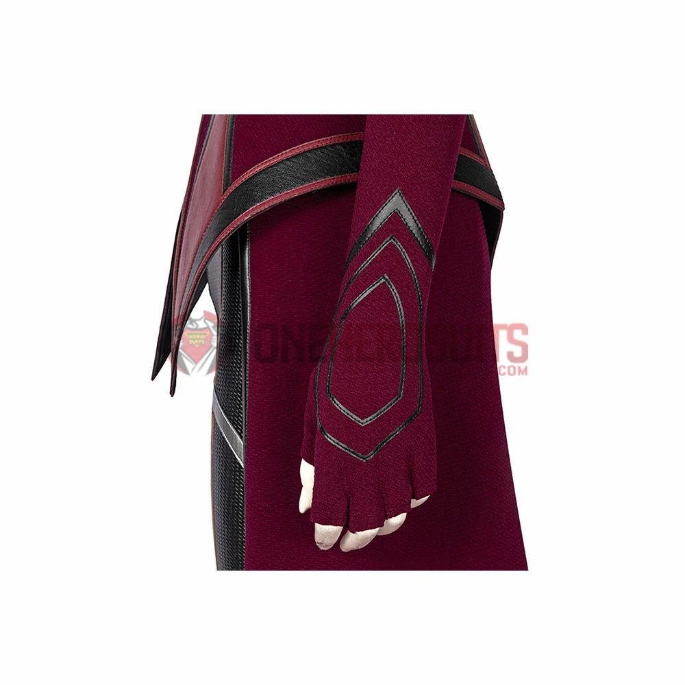 OneHeroSuits Wandavision Scarlet Witch Cosplay Costumes Halloween Carnival Set 23 OneHeroSuits Wandavision Scarlet Witch Cosplay Costumes Halloween Carnival Set