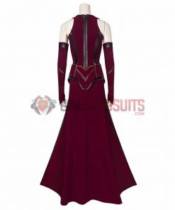OneHeroSuits Wandavision Scarlet Witch Cosplay Costumes Halloween Carnival Set 38 OneHeroSuits Wandavision Scarlet Witch Cosplay Costumes Halloween Carnival Set