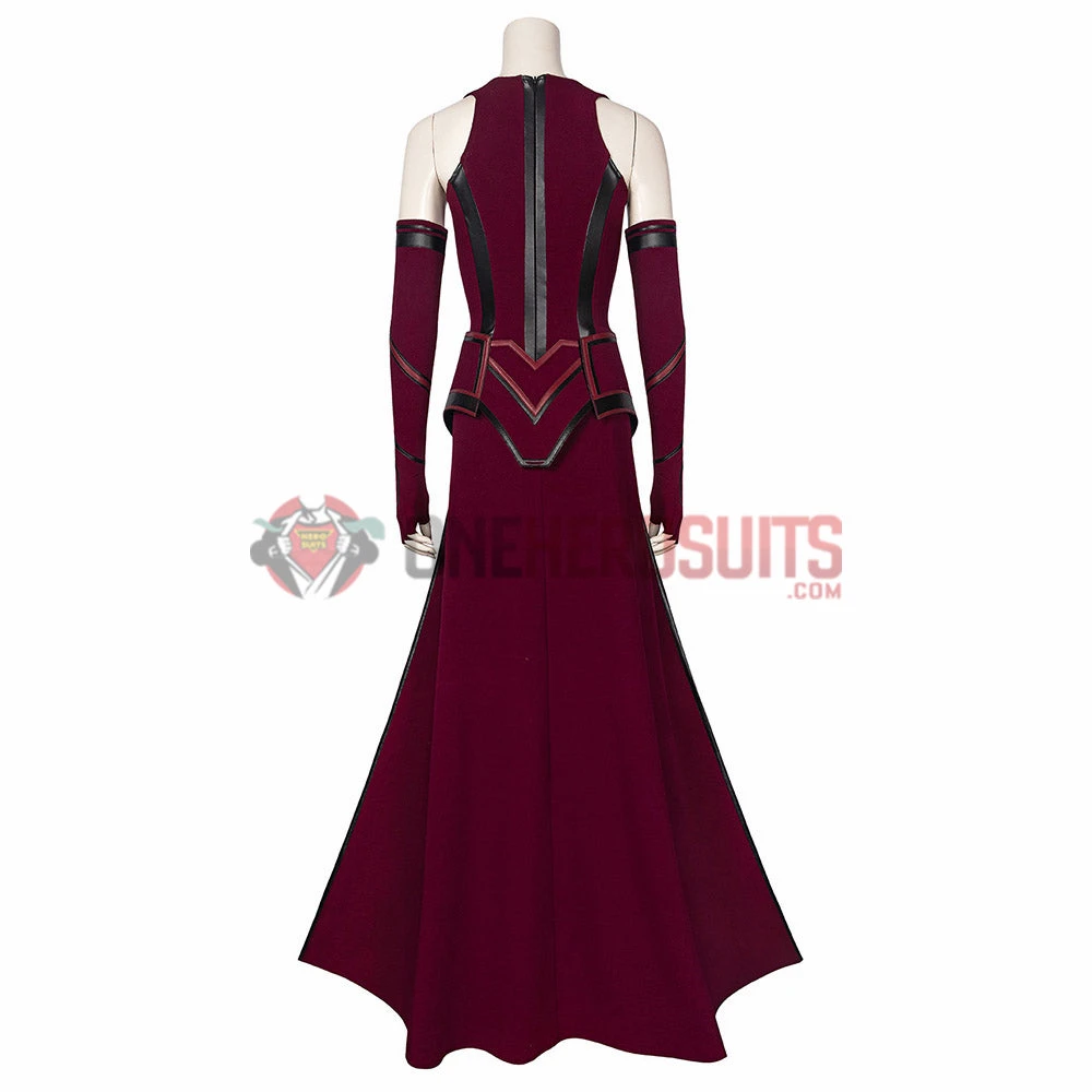 OneHeroSuits Wandavision Scarlet Witch Cosplay Costumes Halloween Carnival Set 11 OneHeroSuits Wandavision Scarlet Witch Cosplay Costumes Halloween Carnival Set