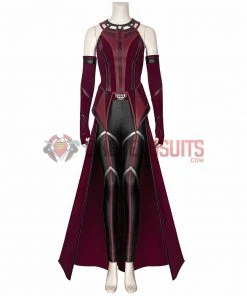 OneHeroSuits Wandavision Scarlet Witch Cosplay Costumes Halloween Carnival Set 37 OneHeroSuits Wandavision Scarlet Witch Cosplay Costumes Halloween Carnival Set