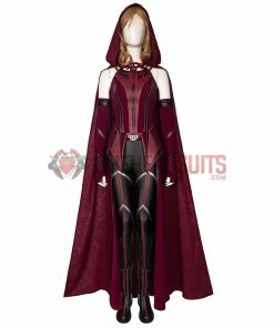 OneHeroSuits Wandavision Scarlet Witch Cosplay Costumes Halloween Carnival Set 34 OneHeroSuits Wandavision Scarlet Witch Cosplay Costumes Halloween Carnival Set