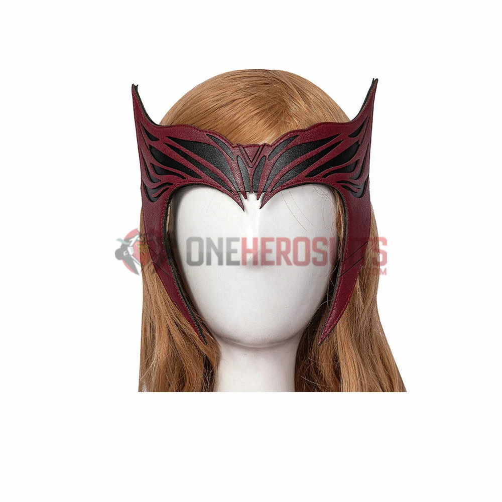 OneHeroSuits Wandavision Scarlet Witch Cosplay Costumes Halloween Carnival Set 19 OneHeroSuits Wandavision Scarlet Witch Cosplay Costumes Halloween Carnival Set