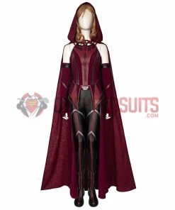 OneHeroSuits Costumes Wandavision Scarlet Witch Outfits Halloween Carnival Suit Cosplay Costume