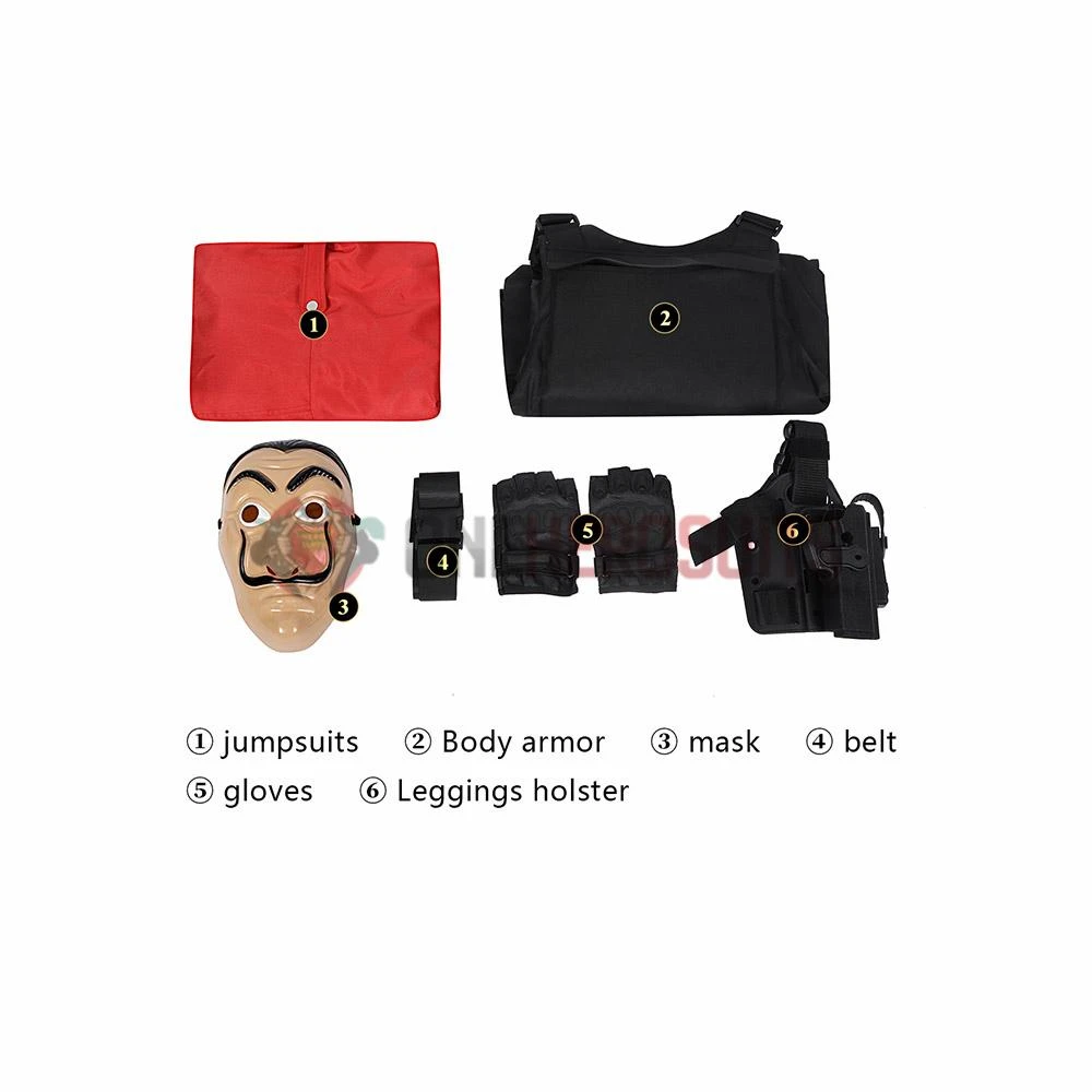 OneHeroSuits Costumes Money Heist Cosplay Costume La Casa De Pape Suit With Vest 2 OneHeroSuits Costumes Money Heist Cosplay Costume La Casa De Pape Suit With Vest