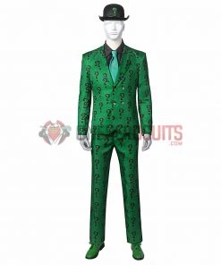 OneHeroSuits Edward Nygma Cospaly Costume 1960s Batman Riddler Suit Costumes