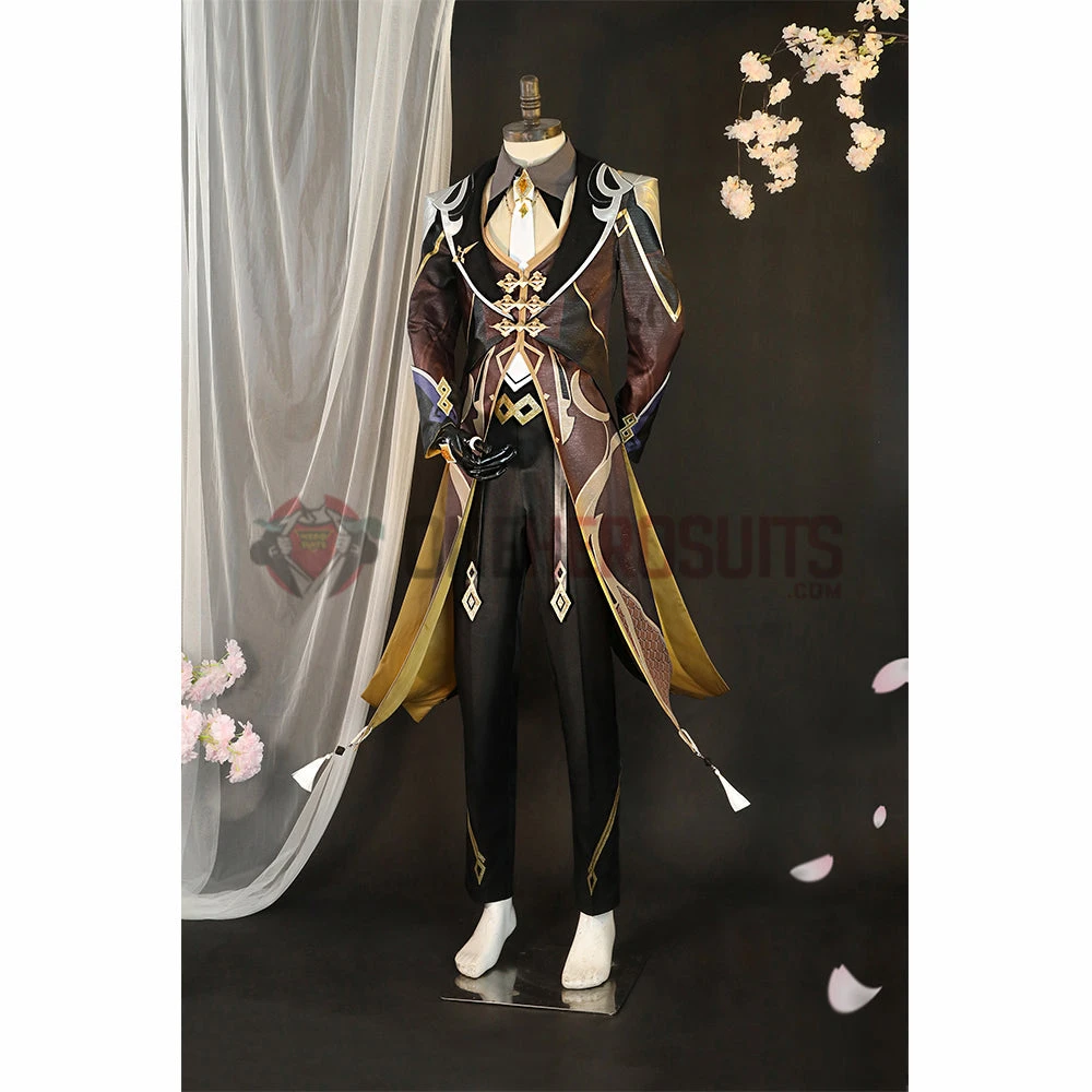OneHeroSuits Genshin Impact Zhongli Cosplay Costumes 3 OneHeroSuits Genshin Impact Zhongli Cosplay Costumes