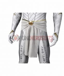 OneHeroSuits Moon Knight Cosplay Costumes White Spandex Bodysuit With Cloak