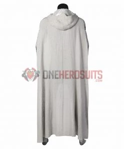 OneHeroSuits Moon Knight Cosplay Costumes White Spandex Bodysuit With Cloak
