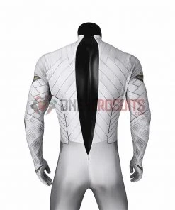 OneHeroSuits Moon Knight Cosplay Costumes White Spandex Bodysuit With Cloak