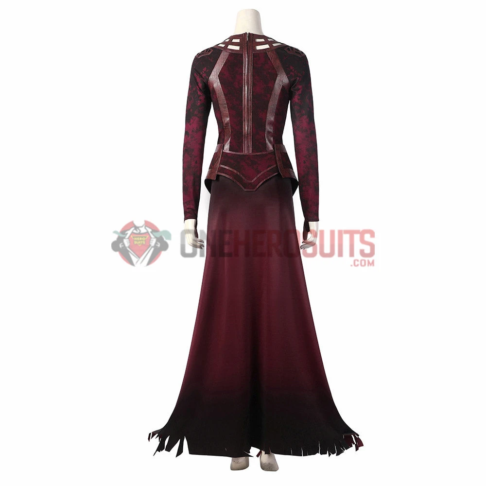 OneHeroSuits Scarlet Witch Wanda Cosplay Costumes Battle Damaged Edition Halloween Suits 11 OneHeroSuits Scarlet Witch Wanda Cosplay Costumes Battle Damaged Edition Halloween Suits